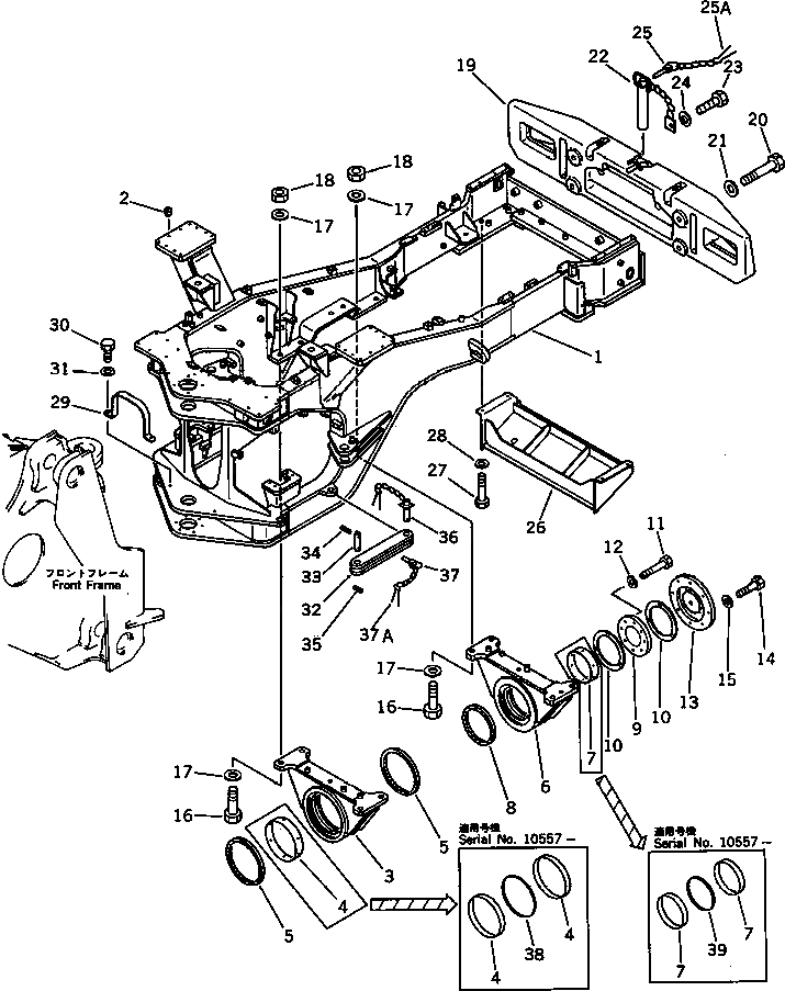 Крышка 425-46-12262  Komatsu
