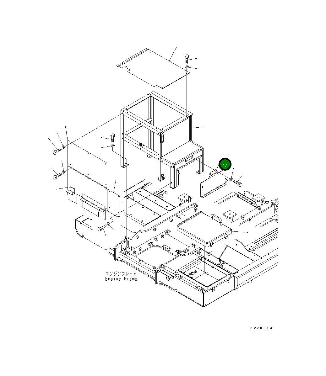 Крышка 8298-54-1771 Komatsu