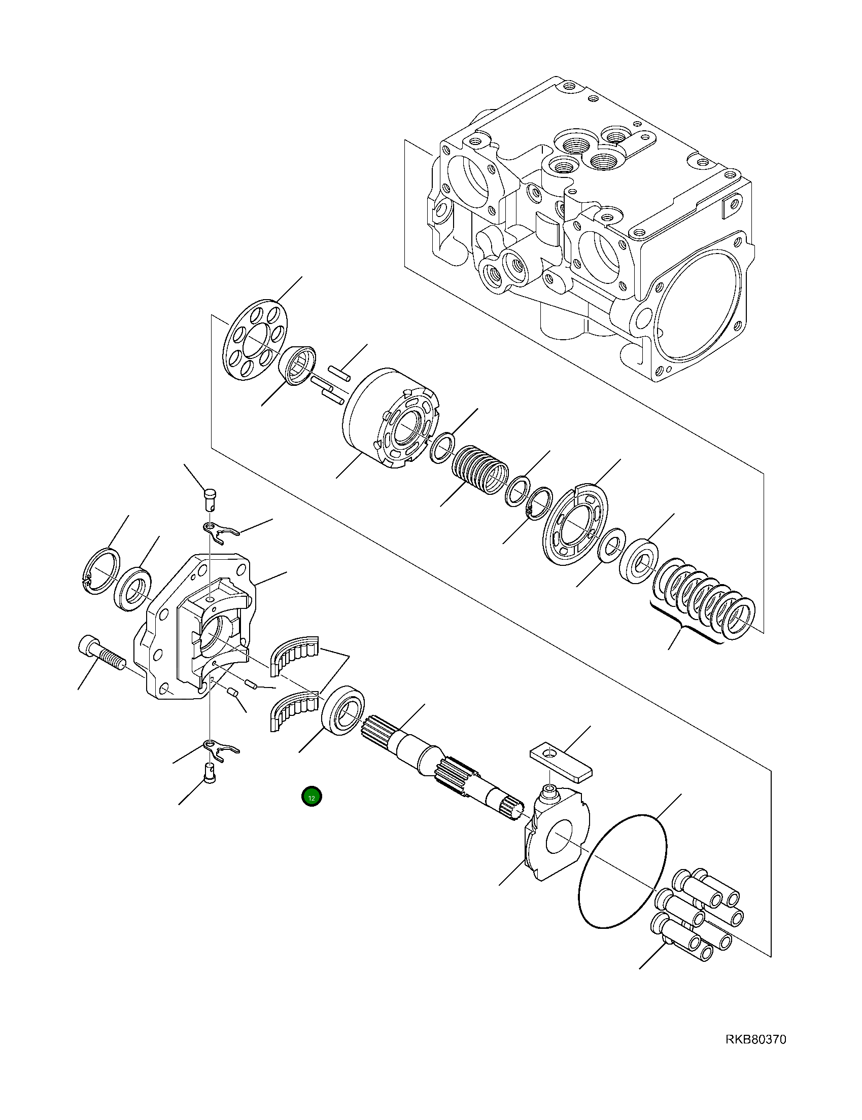Подшипник 708-1T-11250 Komatsu