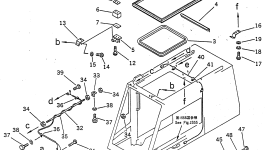 Крышка 23S-54-19910 Komatsu