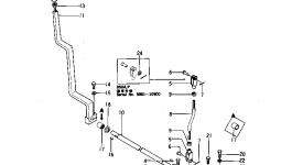 Рычаг D50-T263E Komatsu