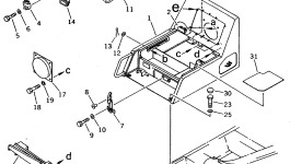 Крышка 207-979-5250 Komatsu