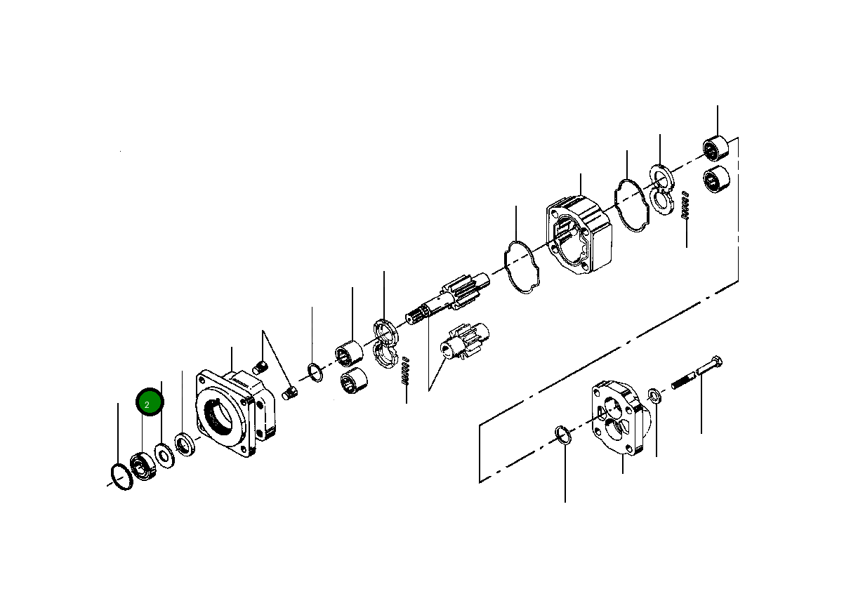 Подшипник 101 827 Komatsu