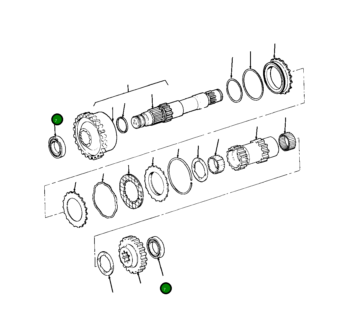 Подшипник 937 011 C91 Komatsu