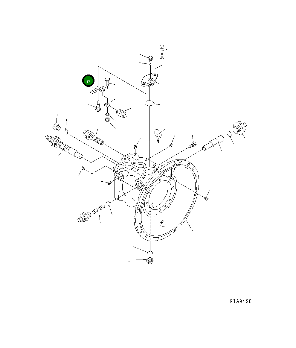 Рычаг 708-1W-26121 Komatsu