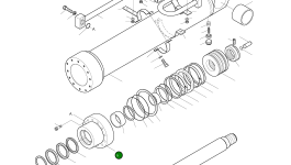 Крышка, ROD 53A556-2 Komatsu