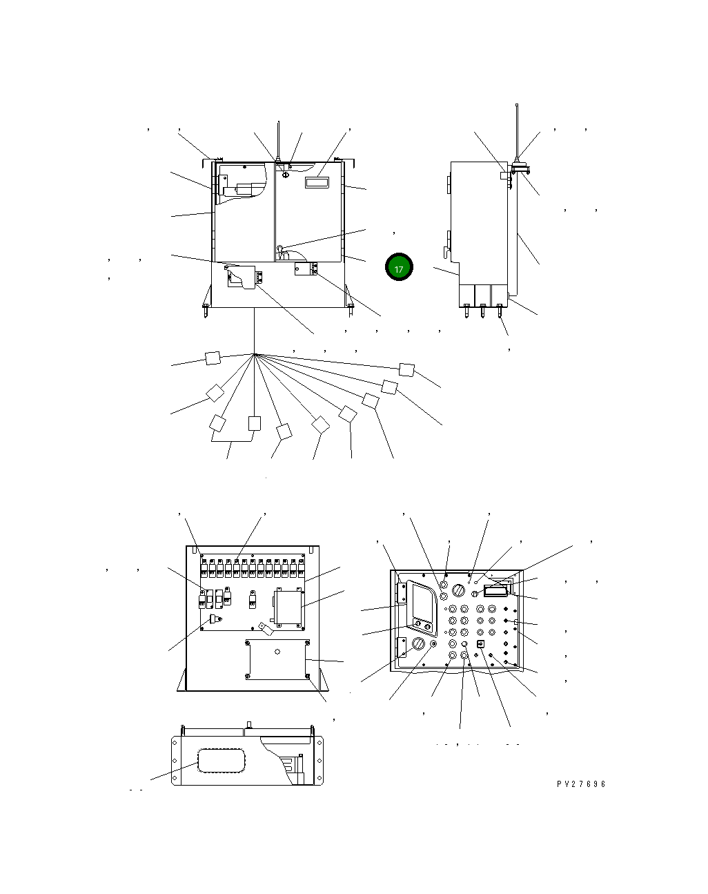 Крышка 8255-06-2440  Komatsu