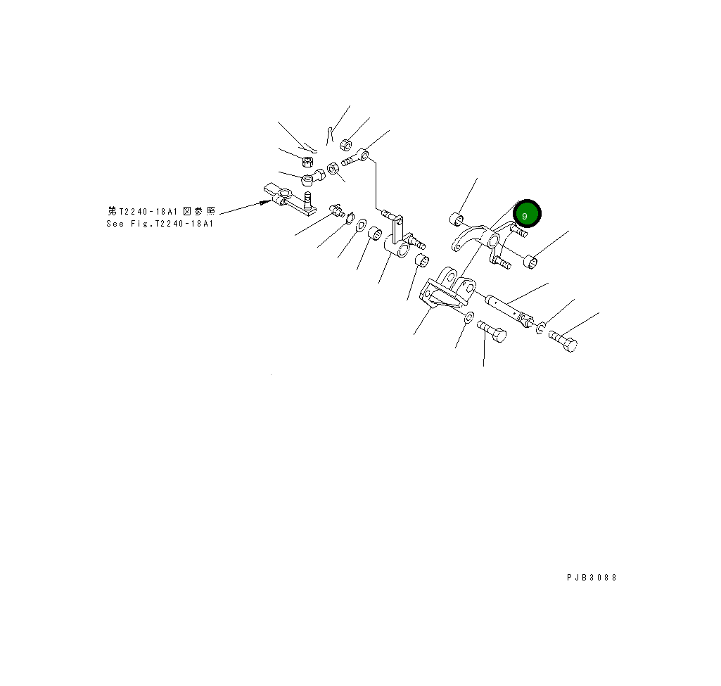 Рычаг 156-76-31390 Komatsu