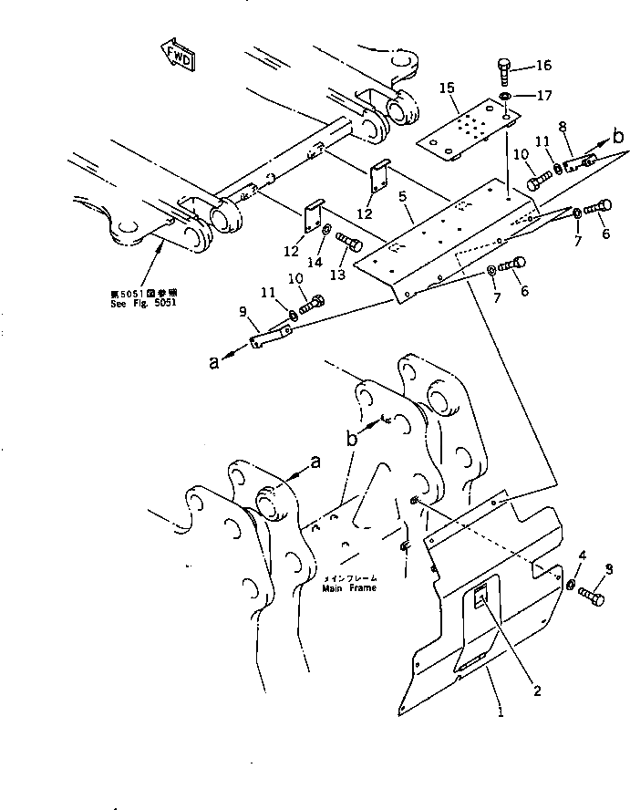 Крышка 195-54-45560 Komatsu