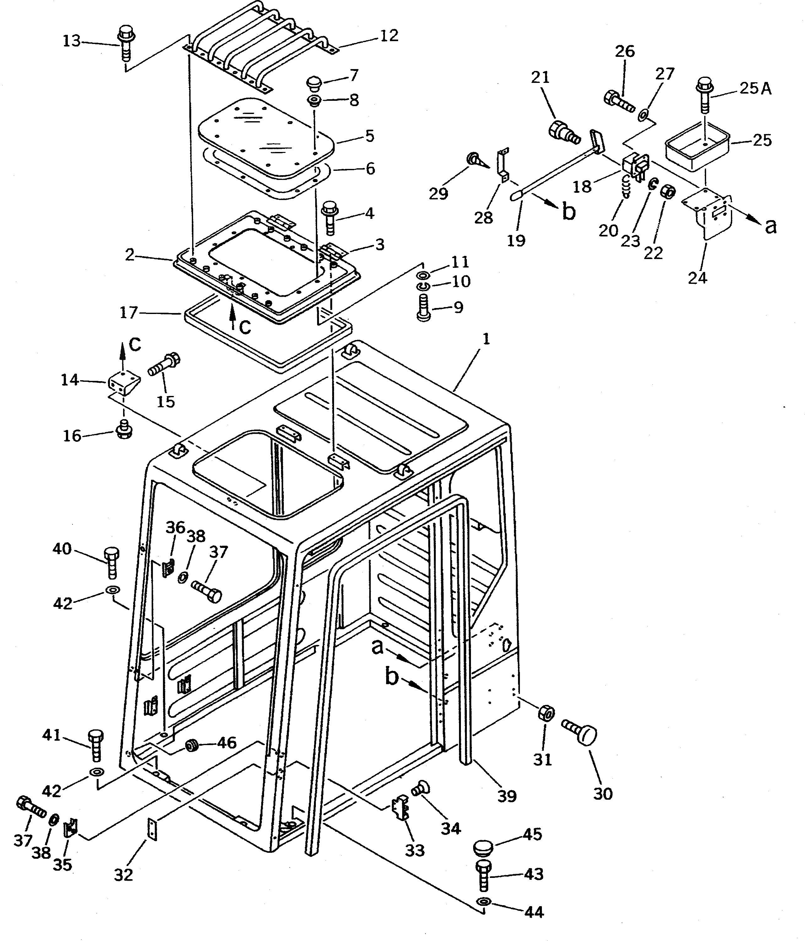 Крышка 20Y-54-22110 Komatsu