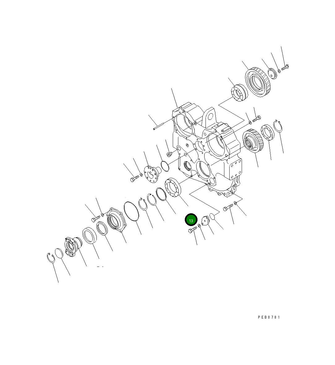 Подшипник 06030-06022  Komatsu