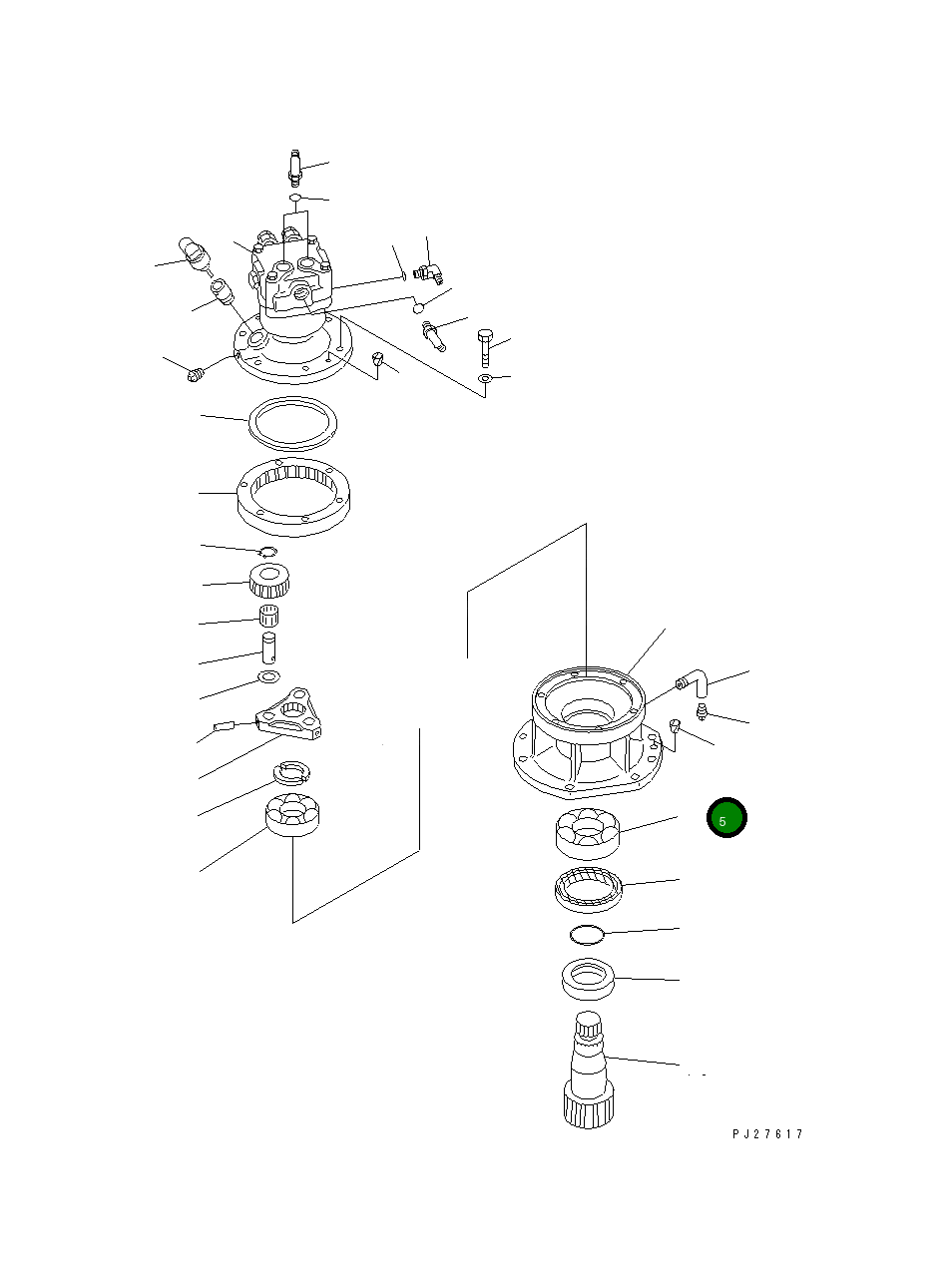 Подшипник 20T-26-71231  Komatsu