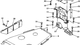Крышка 198-54-14571 Komatsu