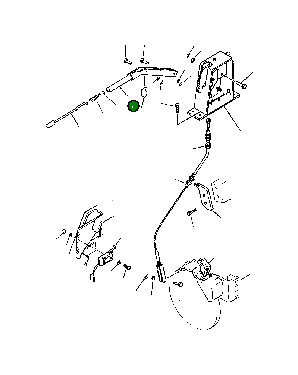 Рычаг 419-22-16170 Komatsu