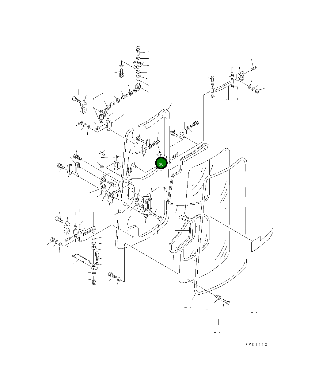 Рычаг YM172176-69931 Komatsu