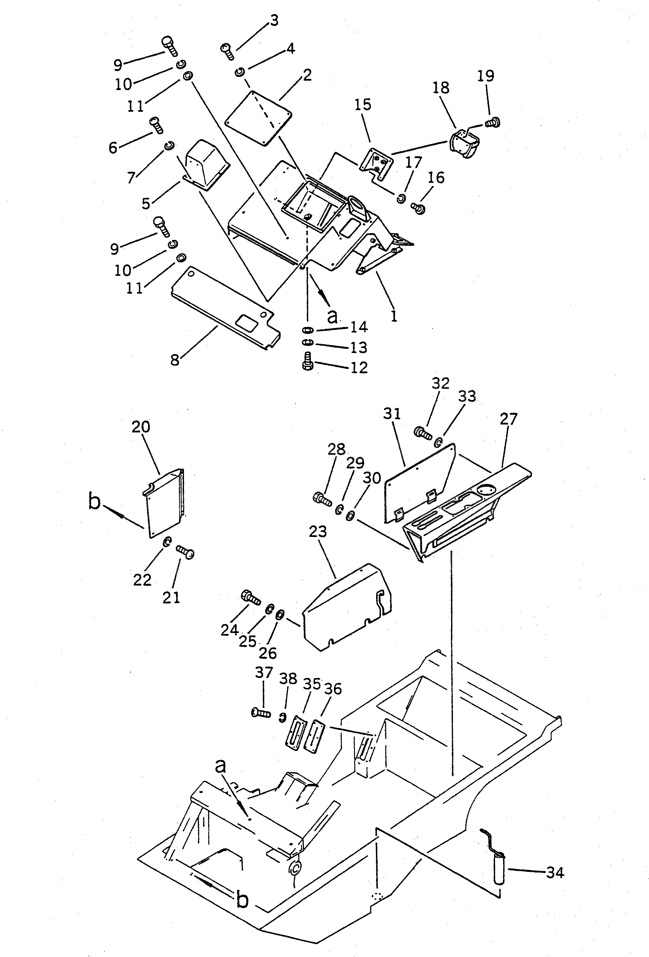 Крышка 22W-54-12590 Komatsu