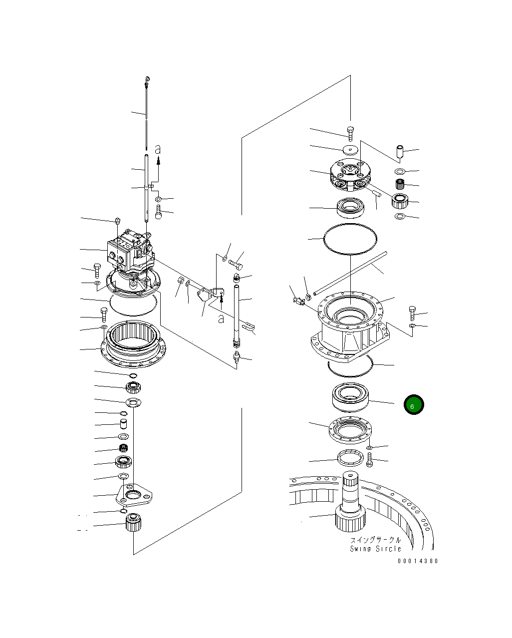 Подшипник 20Y-09-31140 Komatsu