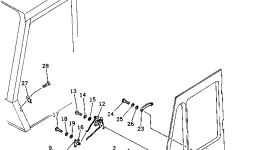 Рычаг 205-54-66740 Komatsu