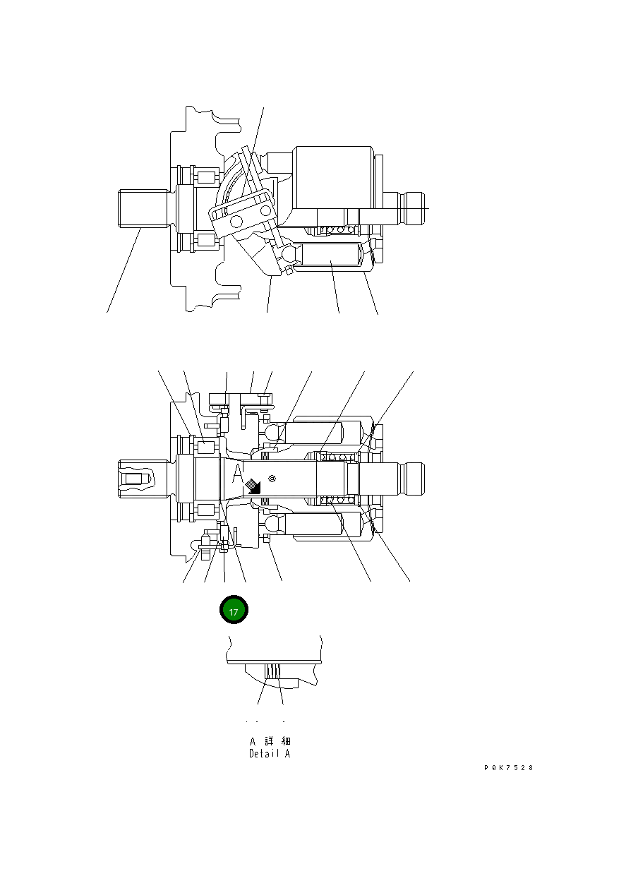 Подшипник UC1708313045  Komatsu