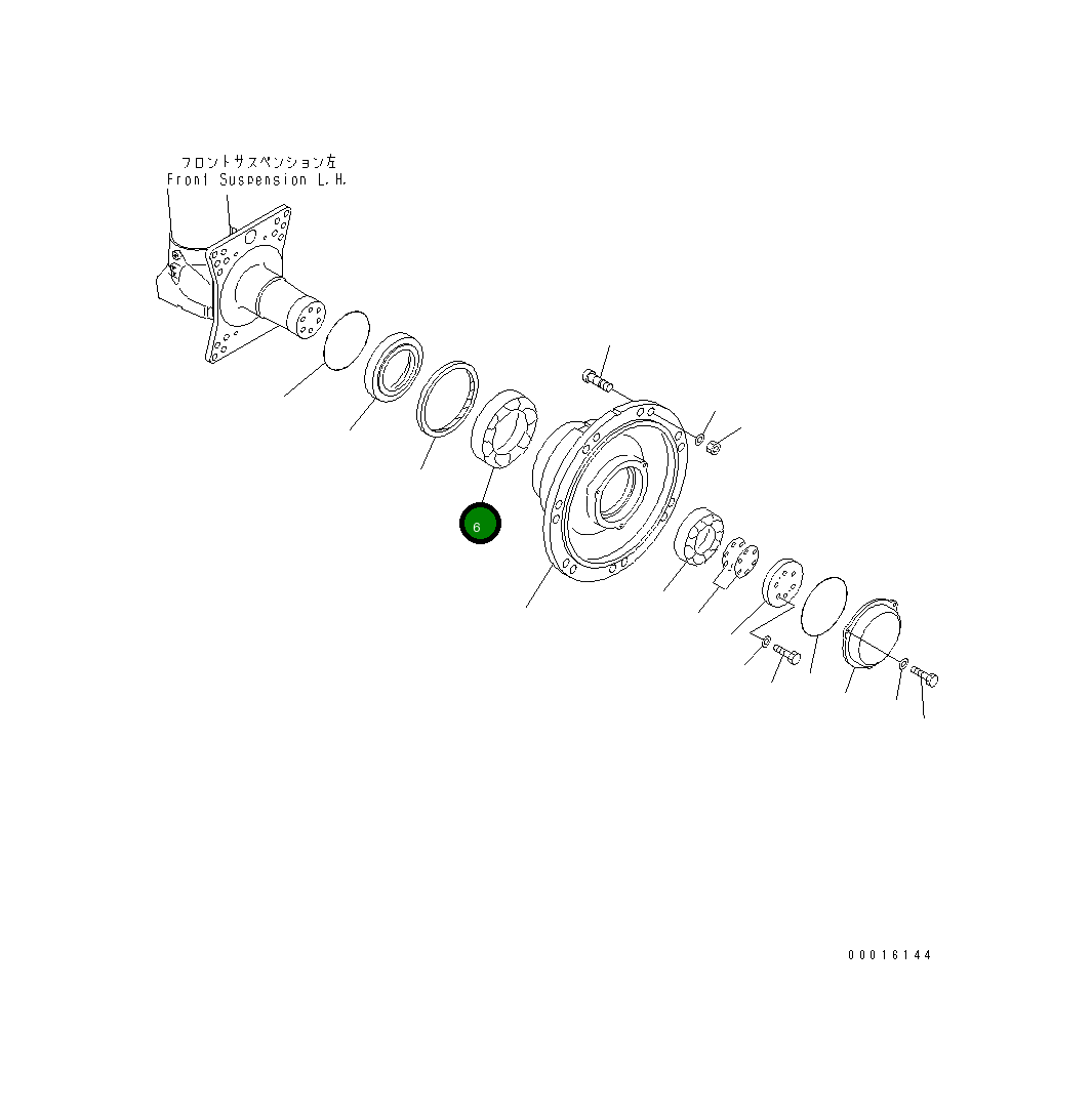 Подшипник 569-27-71960 Komatsu