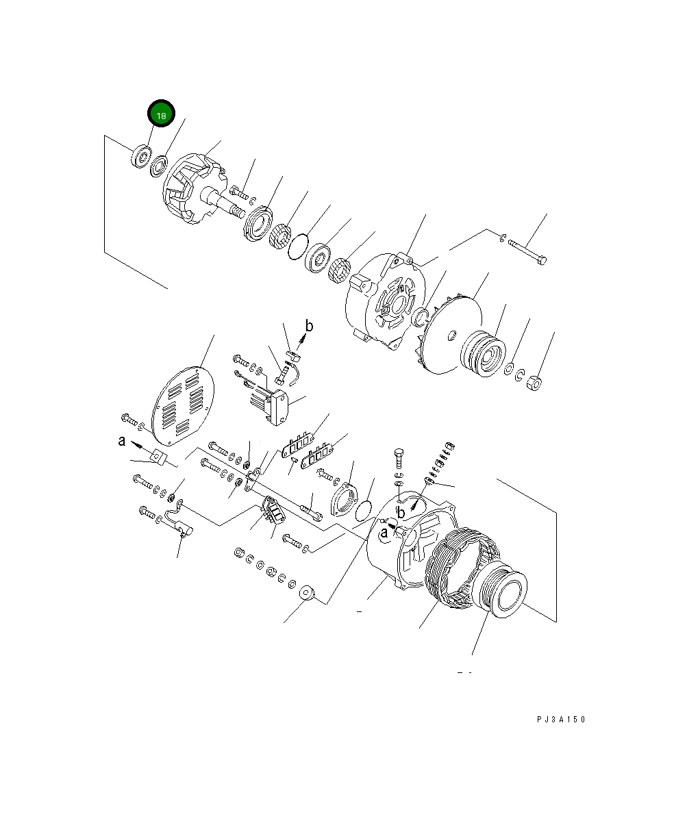 Подшипник SD6206-007-30 Komatsu