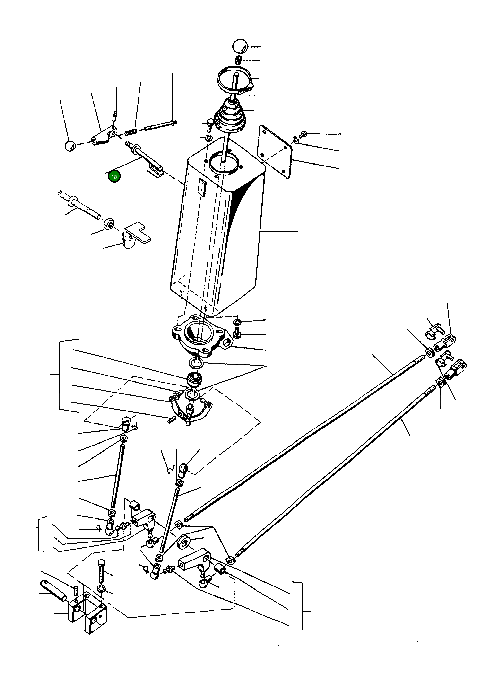 Рычаг 3079713M91 Komatsu
