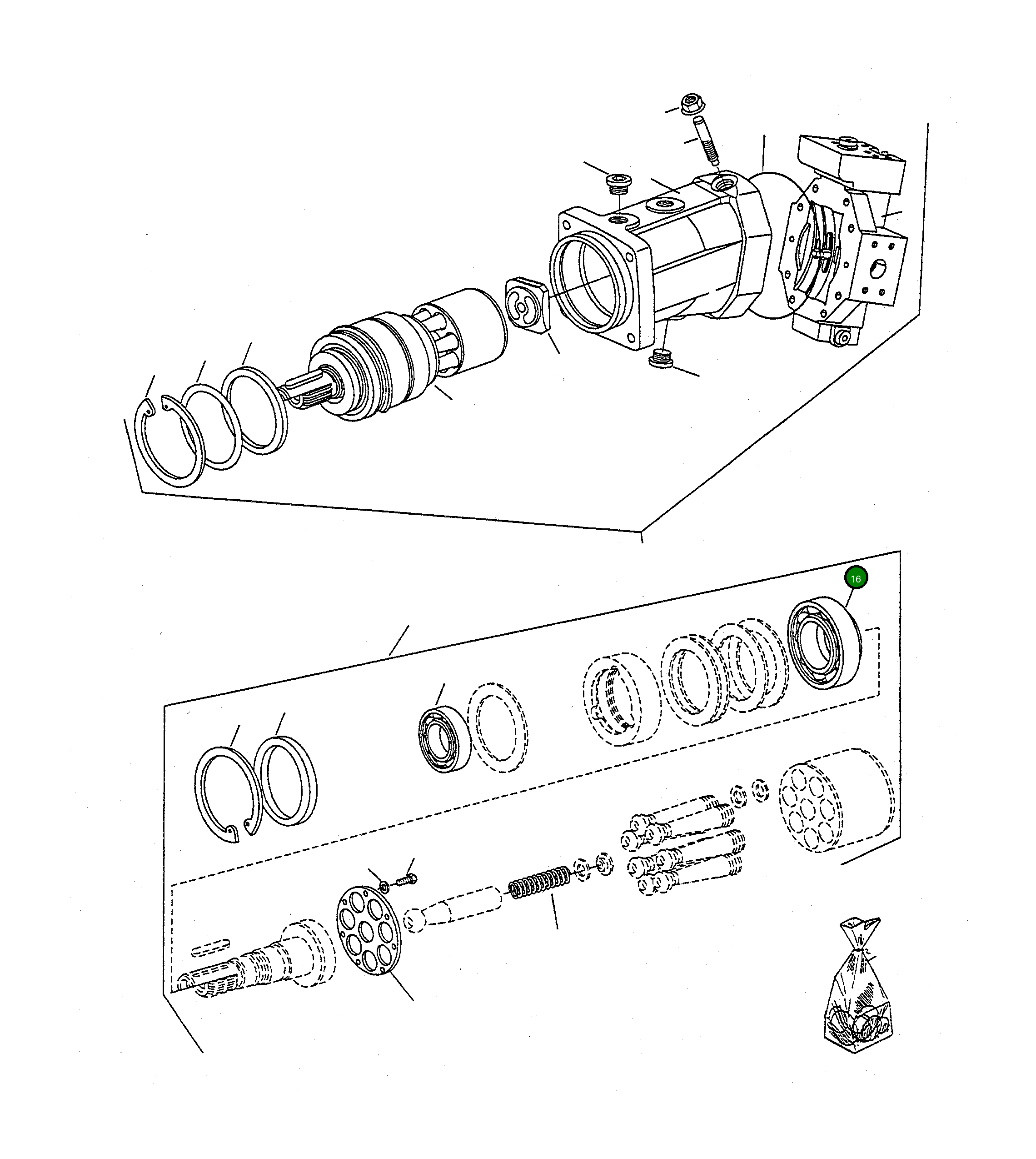 Подшипник 4920052M1 Komatsu