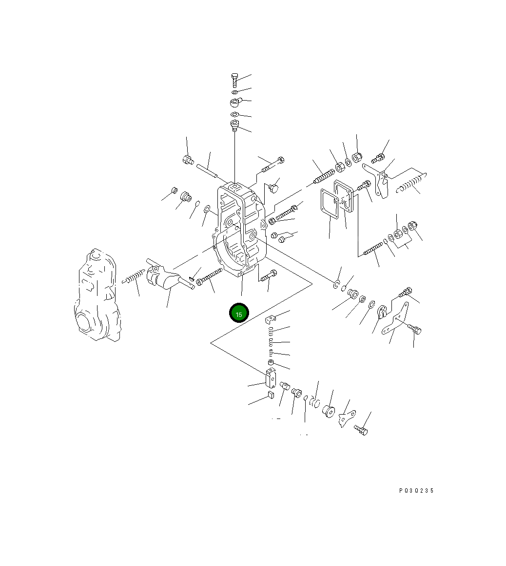 Крышка ND091011-2200 Komatsu