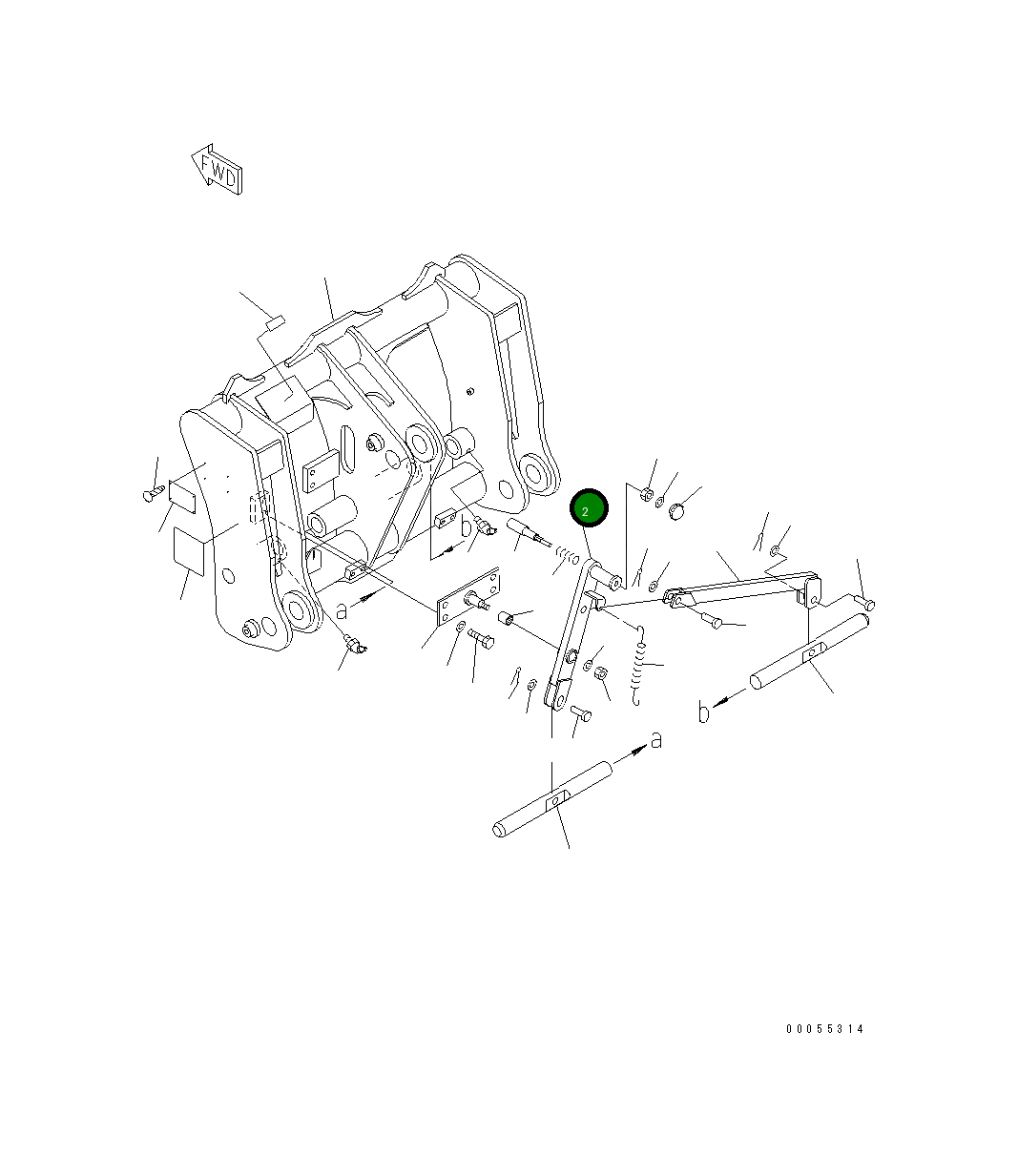 Рычаг 415-879-2121 Komatsu
