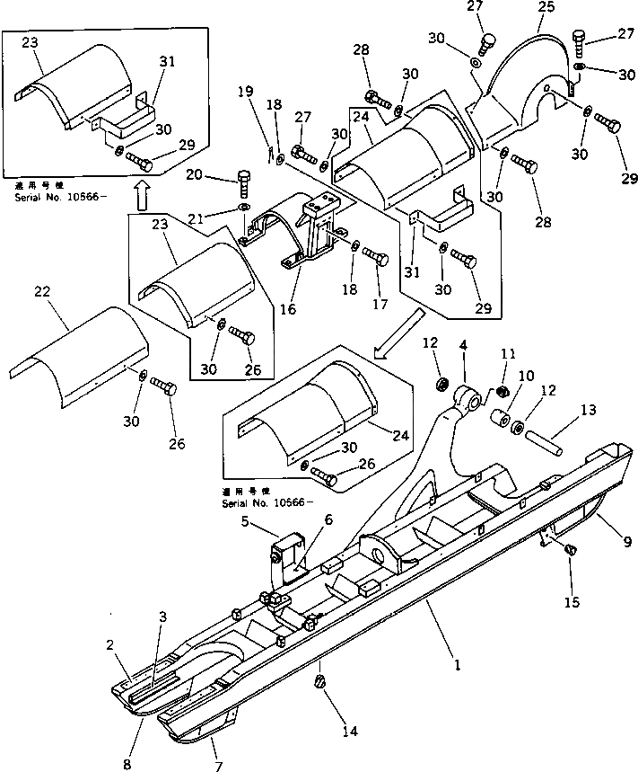 Крышка 12F-30-31750 Komatsu