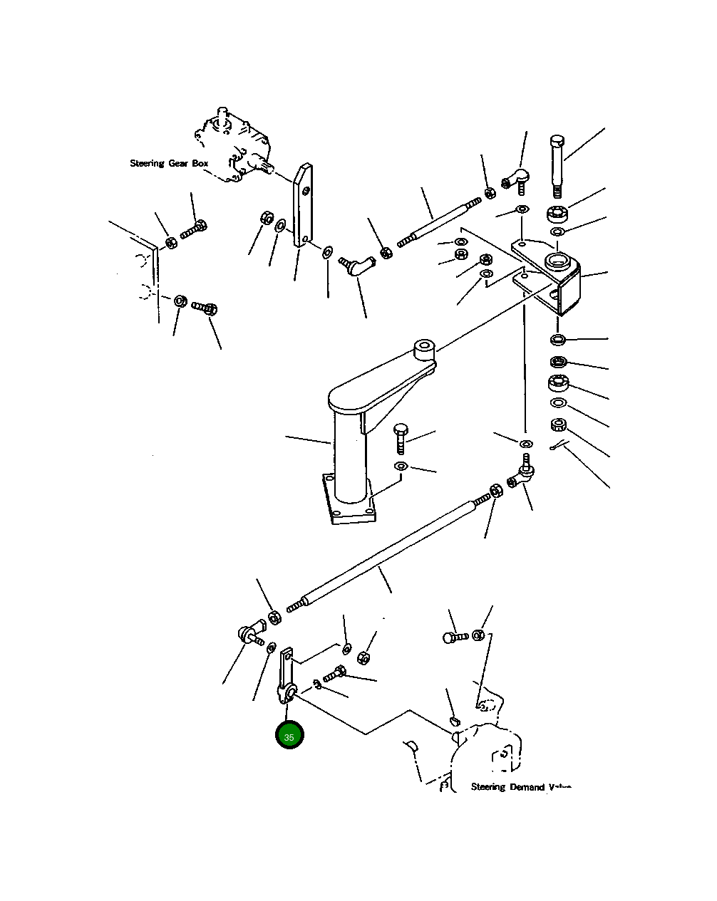 Рычаг 427-40-11260 Komatsu