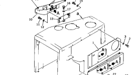 Крышка 196-54-19111 Komatsu