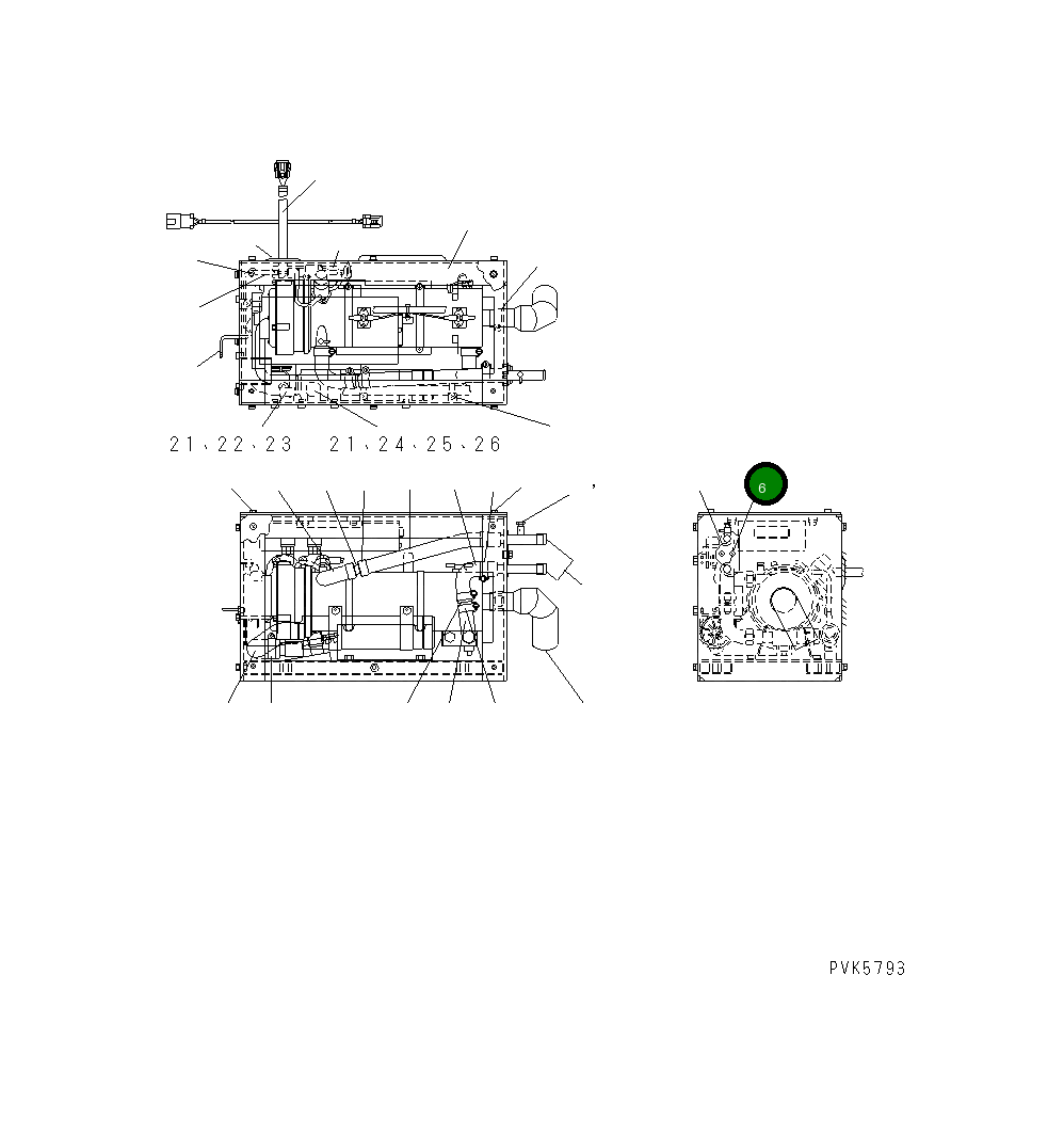 Крышка MK533 889A  Komatsu