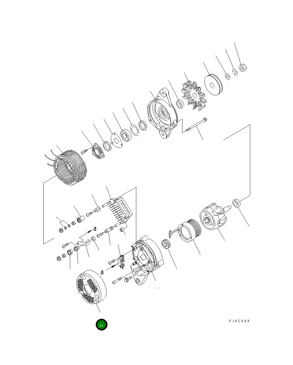 Крышка KD0-35761-0250 Komatsu