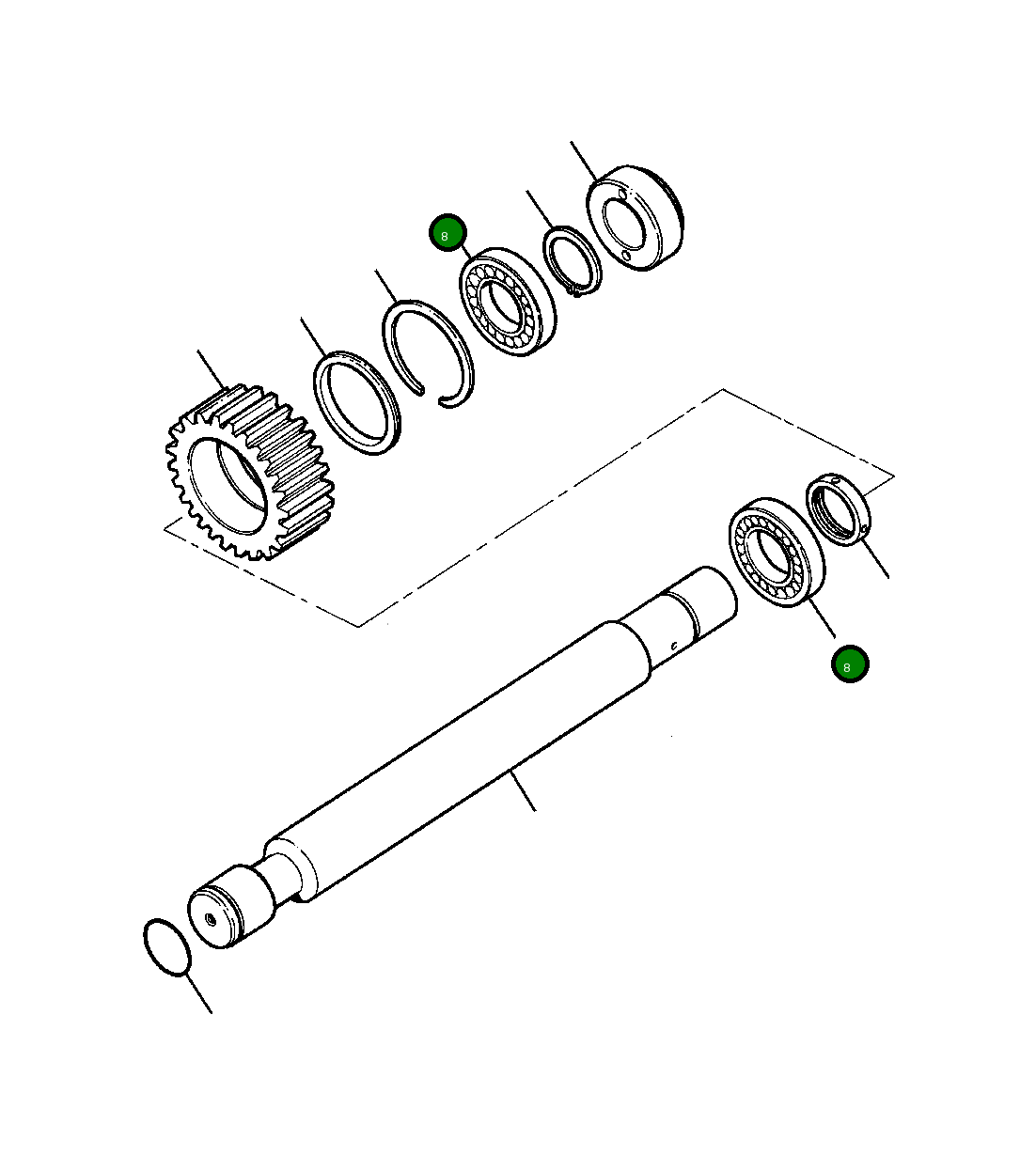 Подшипник 631 289 C91 Komatsu