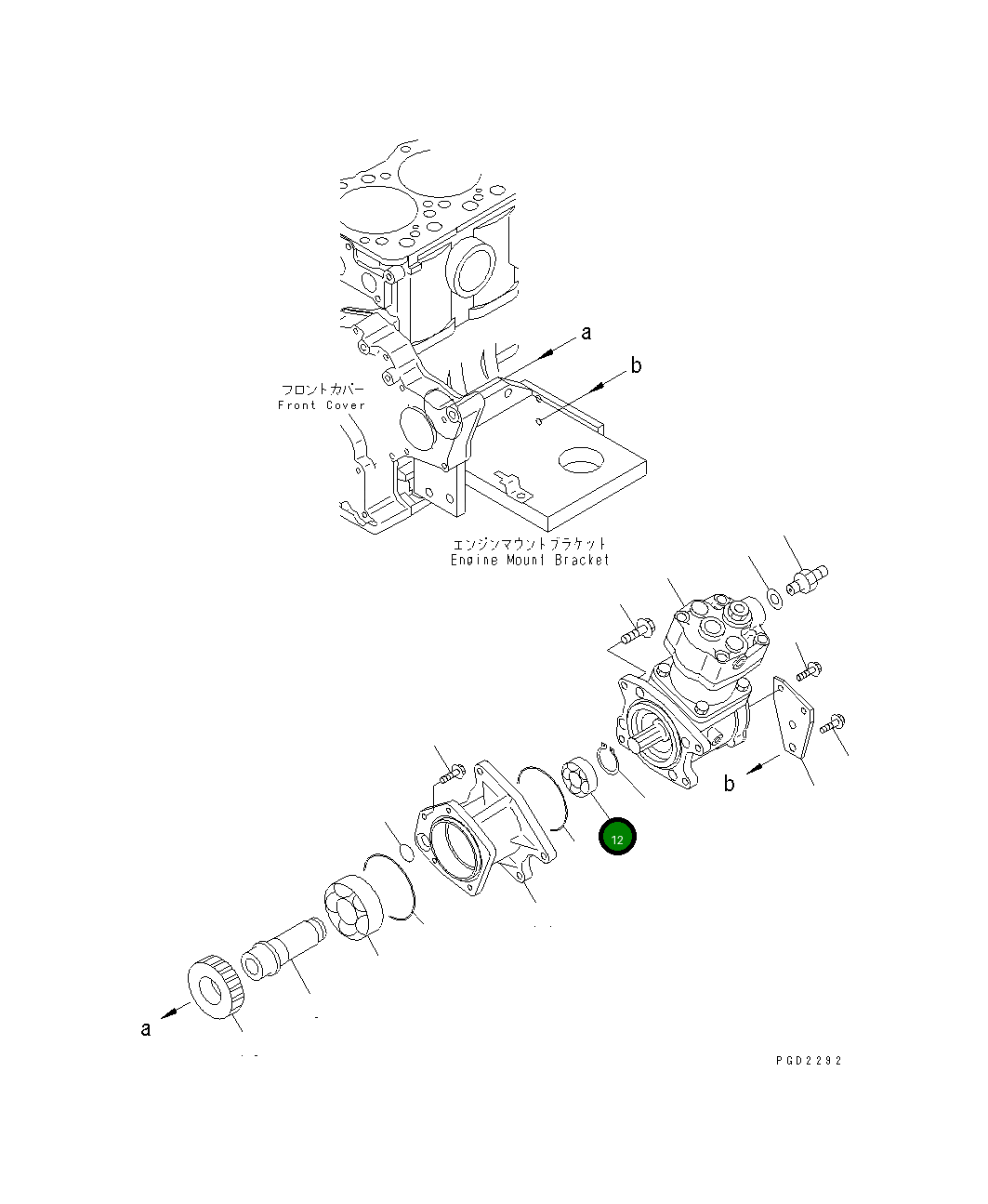 Подшипник 06000-06907 Komatsu