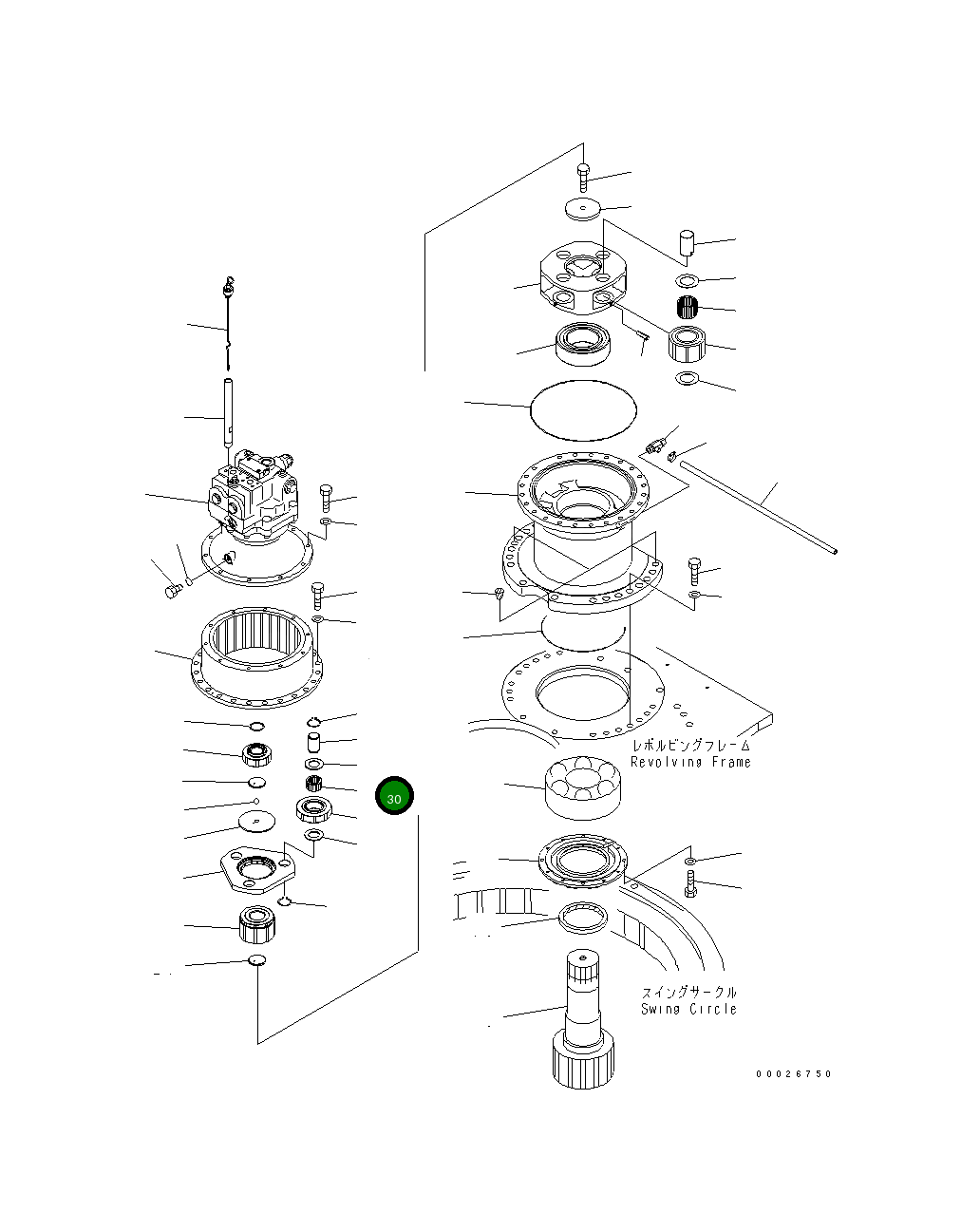 Подшипник 22U-26-21470 Komatsu