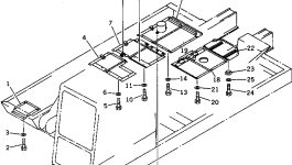 Крышка 21N-54-12360 Komatsu