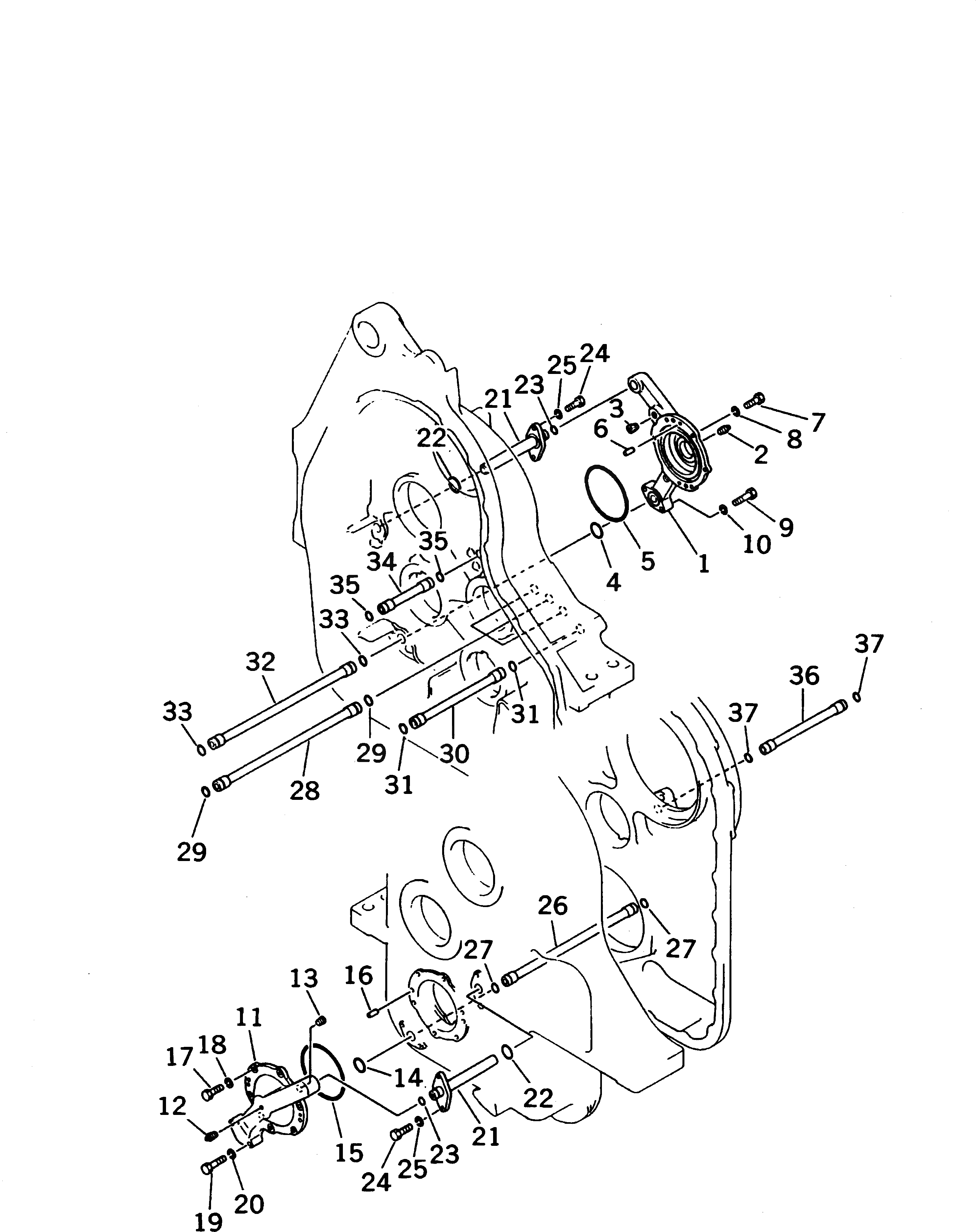Крышка 156-76-22340 Komatsu