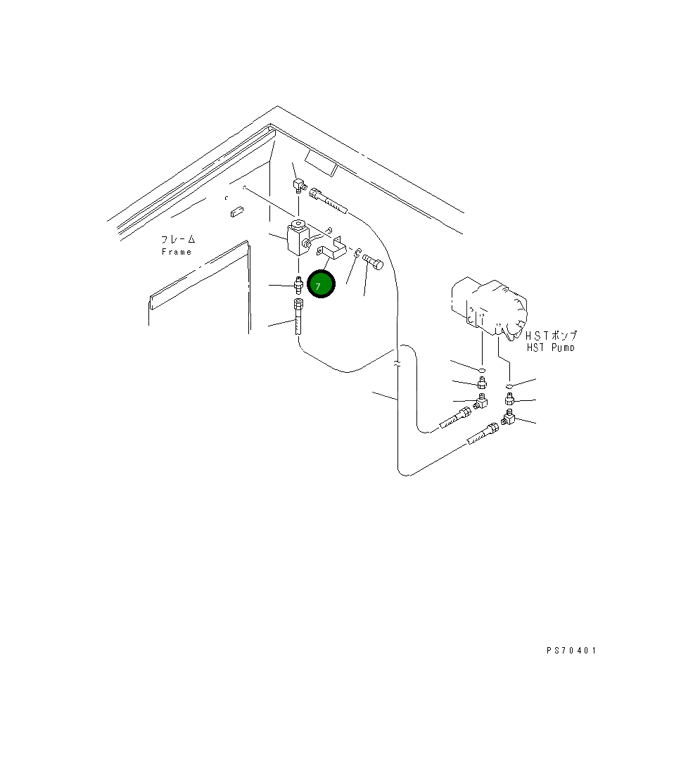 Крышка 257-80-18710  Komatsu