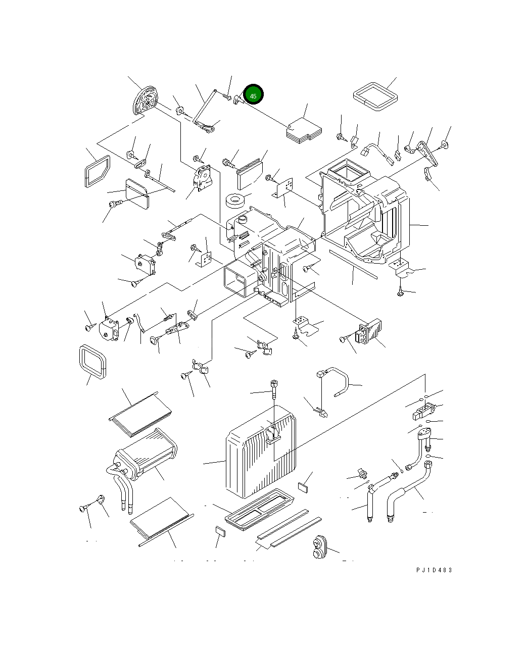 Рычаг ND116682-0920 Komatsu