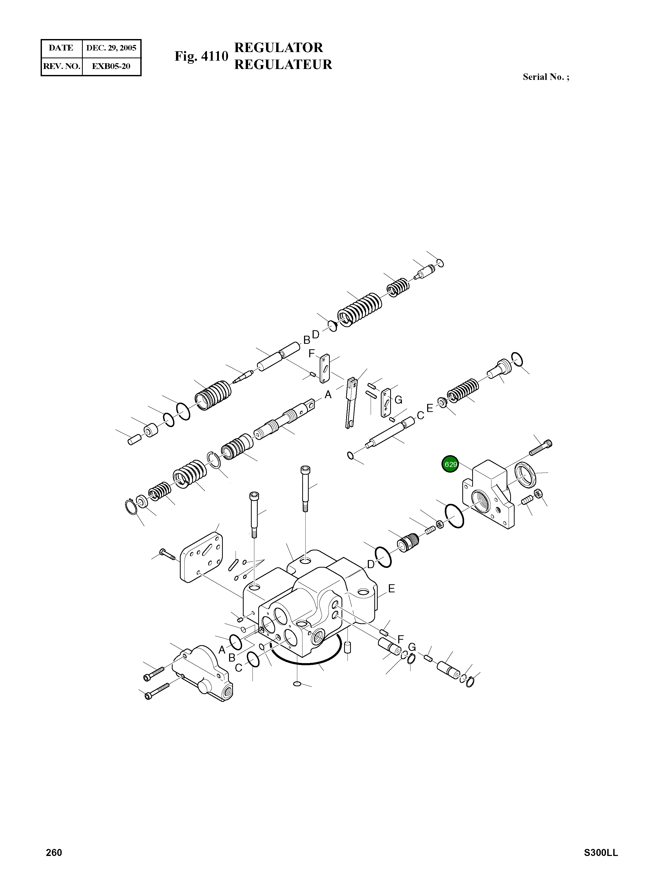 Крышка (C) 2943800443 Komatsu