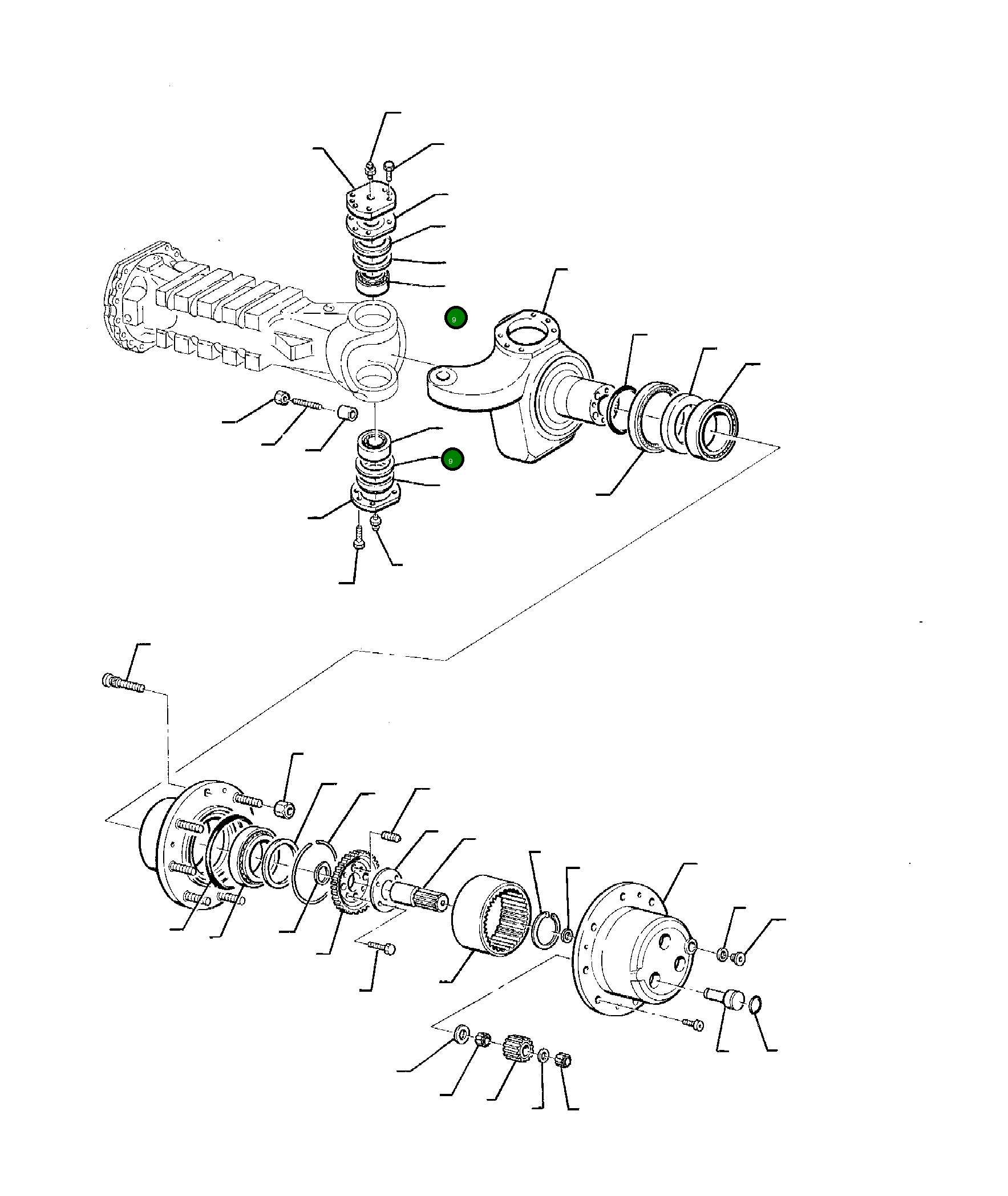 Подшипник HU5092938  Komatsu