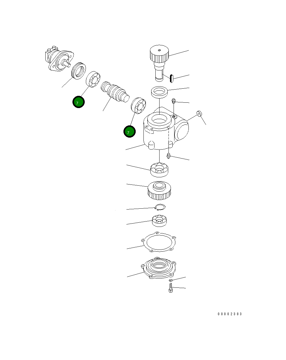 Подшипник MH724-0605-007 Komatsu