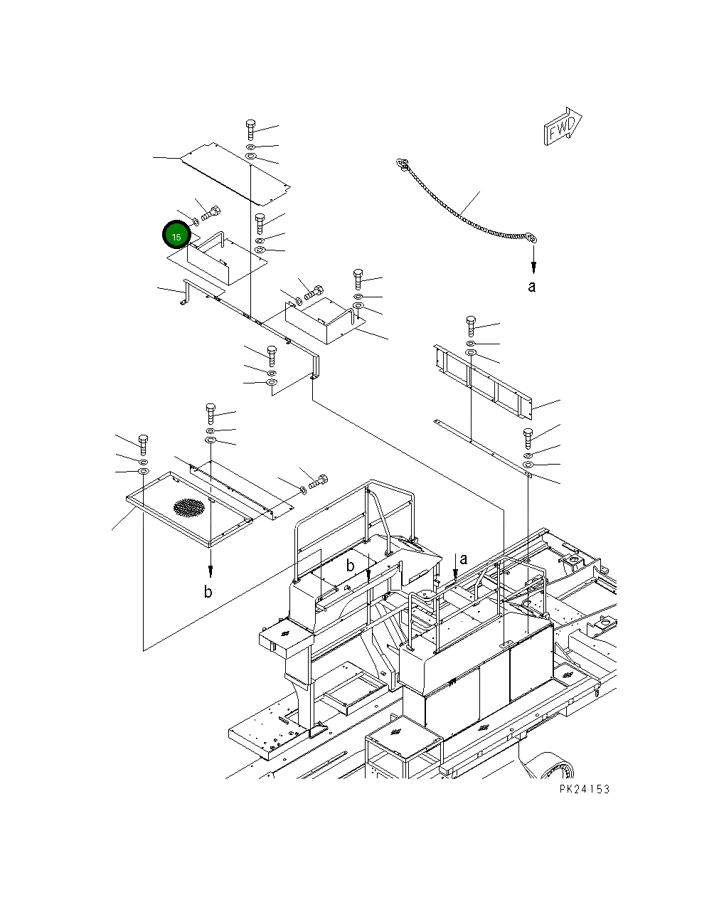 Крышка 8248-54-1870  Komatsu
