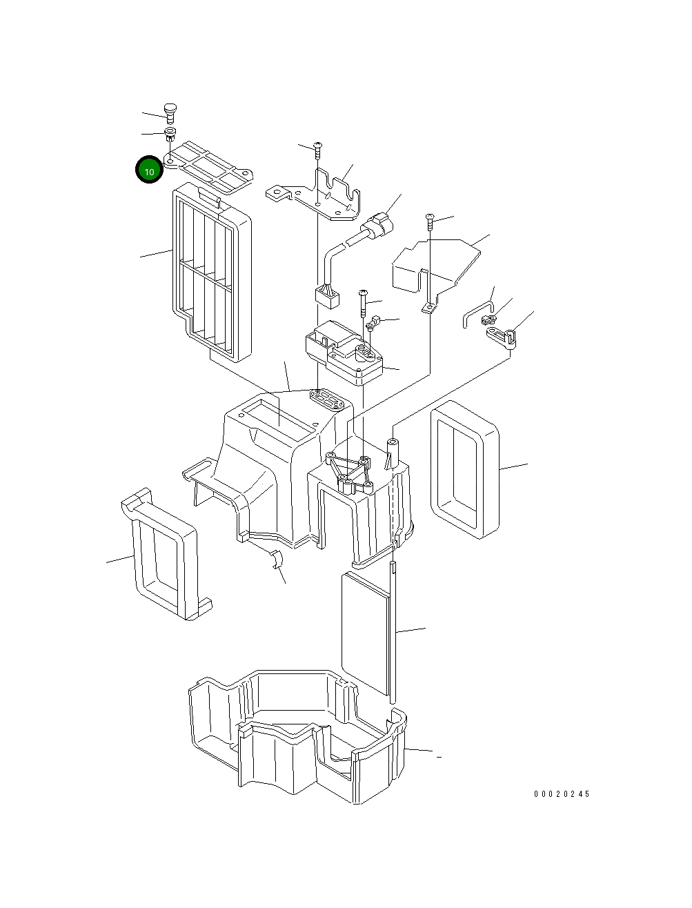 Крышка DK534462-1521  Komatsu