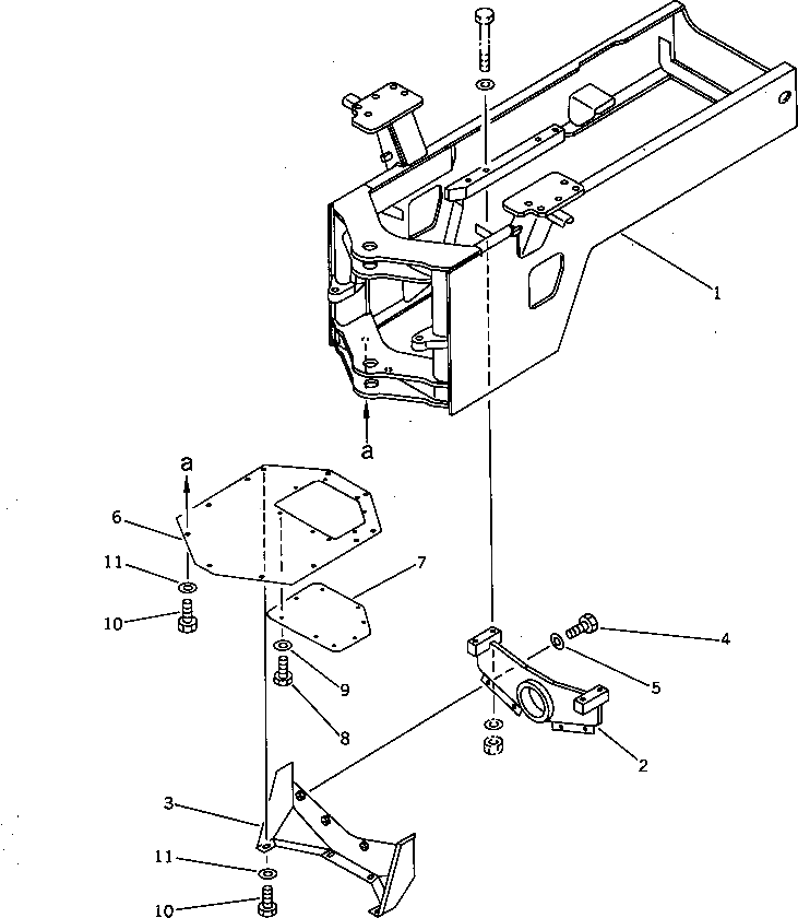 Крышка 419-971-1150  Komatsu