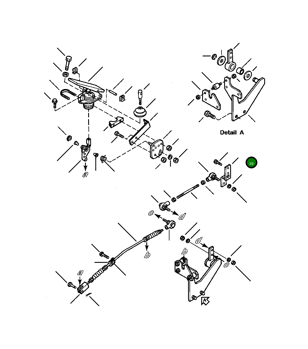 Рычаг 416-43-A1170 Komatsu