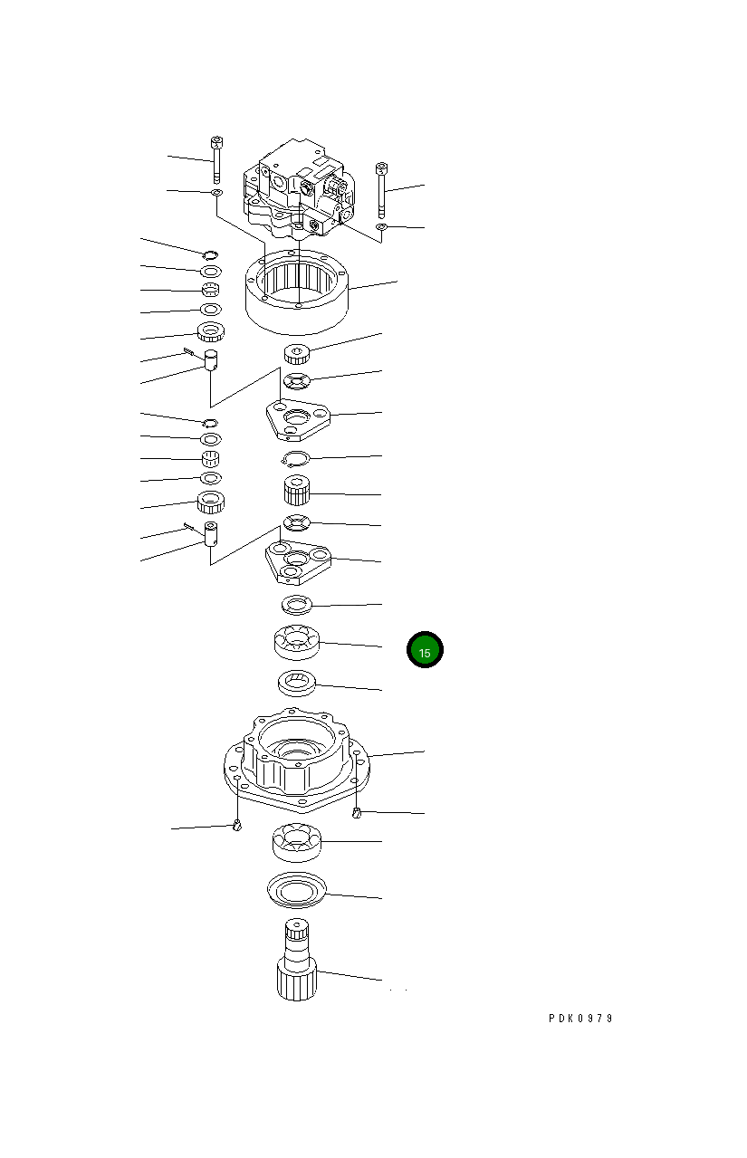 Подшипник 20S-26-81280 Komatsu