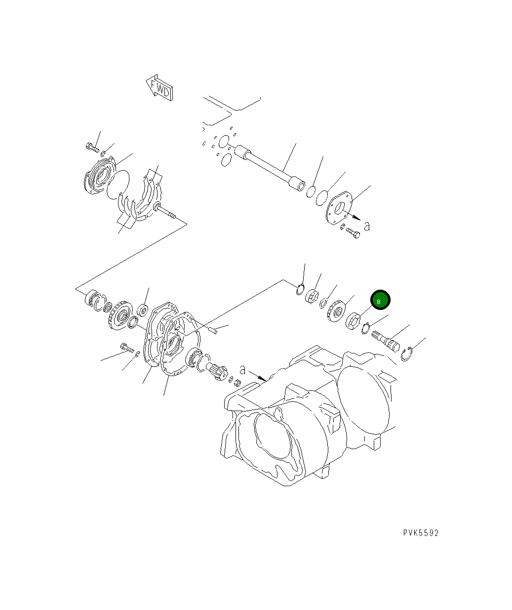 Подшипник 06040-06008 Komatsu